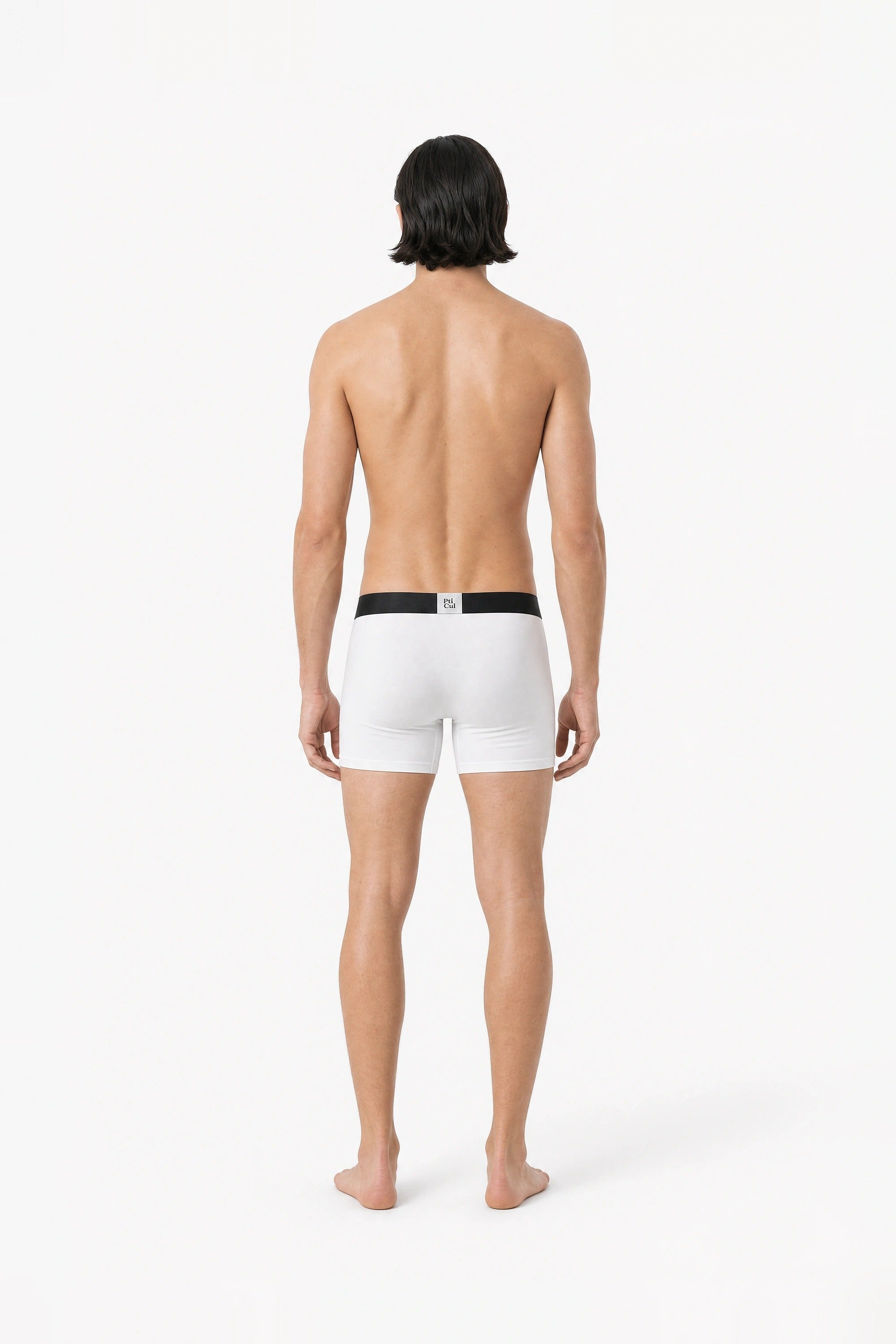 Boxer homme blanc Pti' Cul, vue de dos